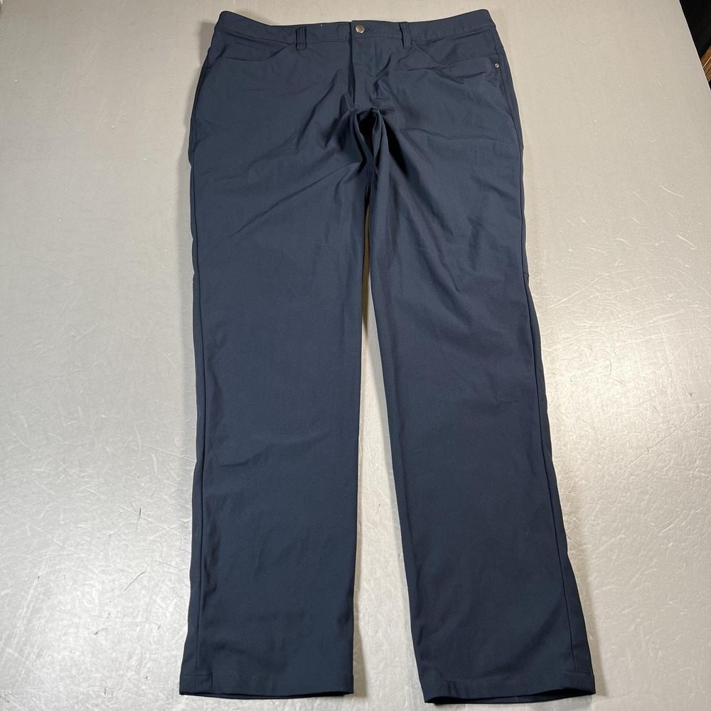 Lululemon Pants Mens 36 Navy ABC 5 Pocket Performance Stretch‎ Travel Work Tech